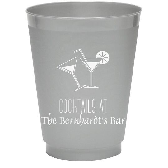 Cocktail Glasses Colored Shatterproof Cups